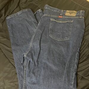 Wrangler Dark Blue Relaxed Jeans 46x32